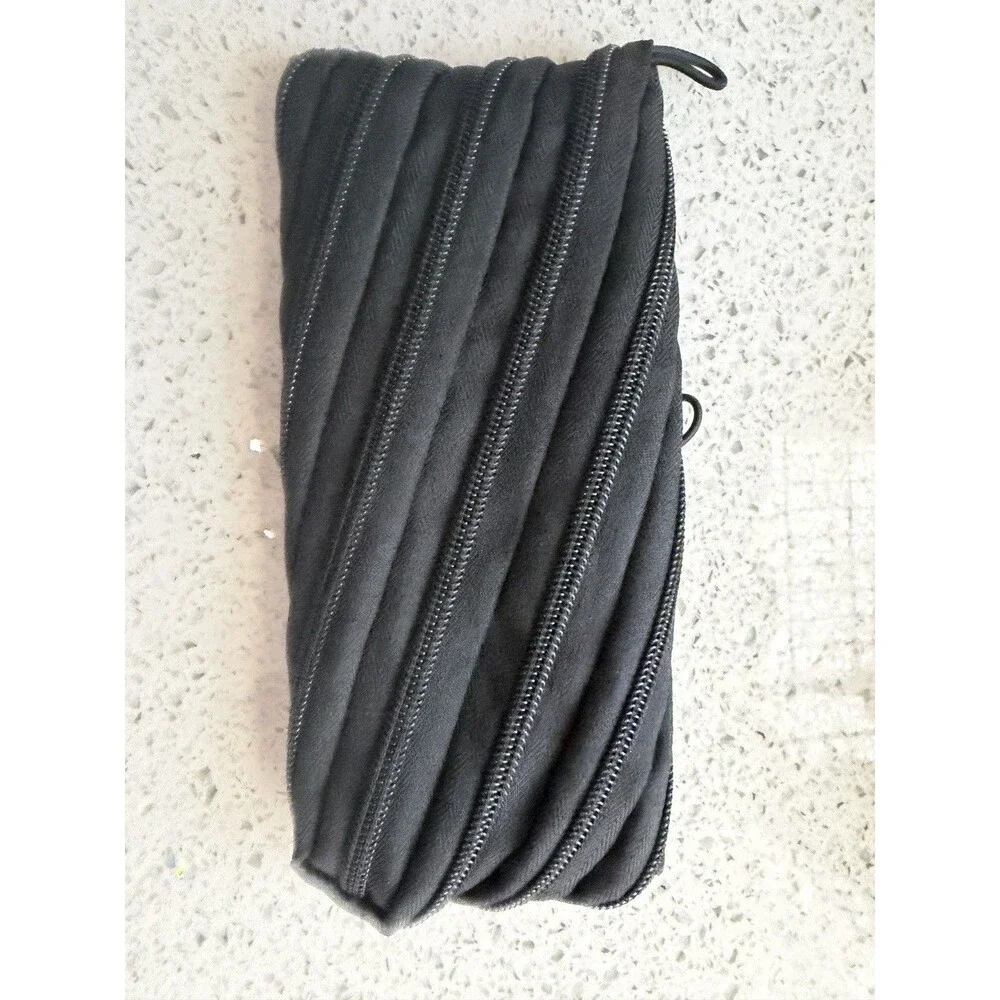 ZipIt Black Monster Pouch School Pencil Bag With White Teeth